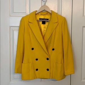 Yellow Escada Blazer